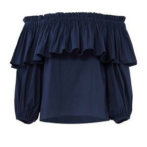 Like new Alexis Navy Barbie Top size S